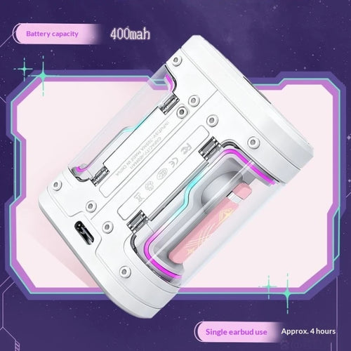 Anime Elysia TWS Bluetooth Earphones Semi-In-Ear Bluetooth 6.0 Wireless Gaming Headphones for Honkai Impact Fans Gifts